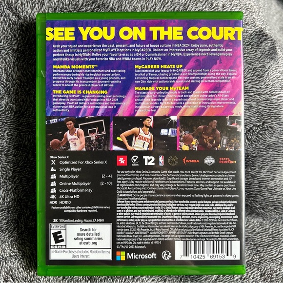 NBA2K24 Kobe Bryant Edition (Microsoft Xbox Series X, 2023) - Picture 4 of 4